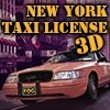 image New York Taxi License 3D
